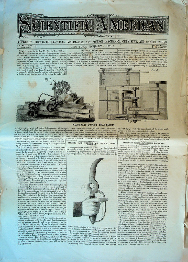 Scientific American January 4 1868 St Johns New Brunswick Skating Rink0