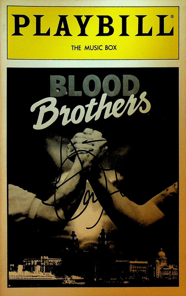 Blood Brothers Playbill September 1993 Shaun Cassidy Autograph0