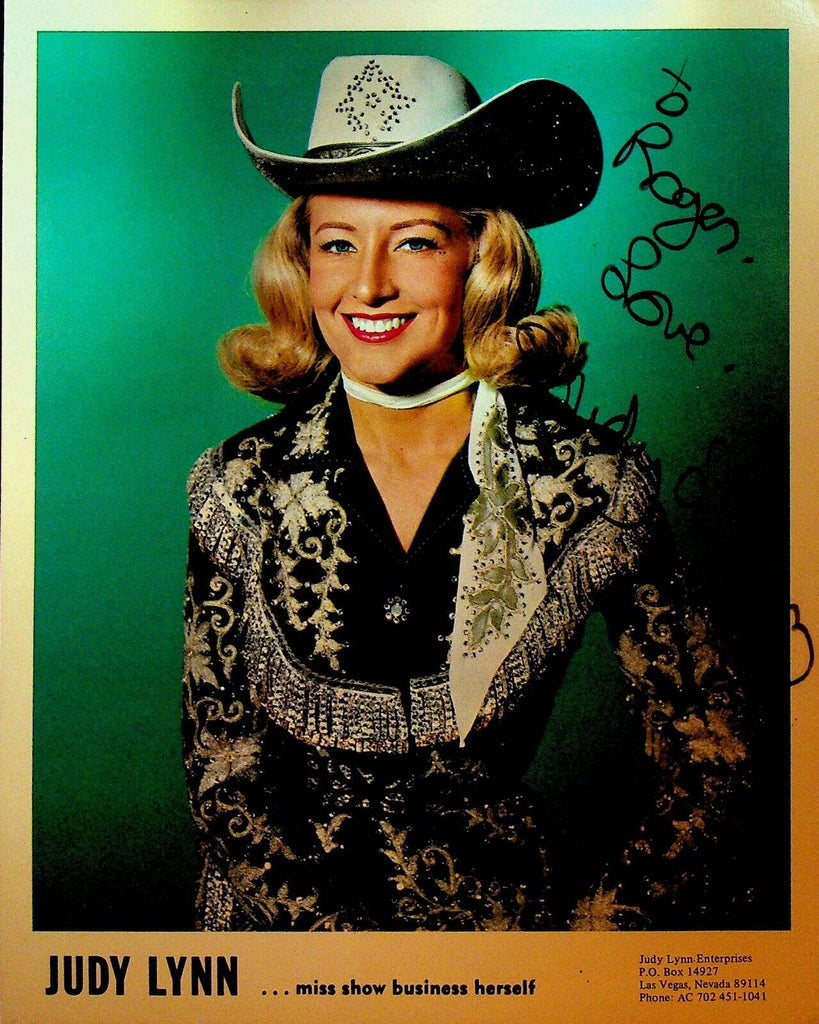 Judy Lynn Country Music Star Signed Photo Miss Show Business Herself
