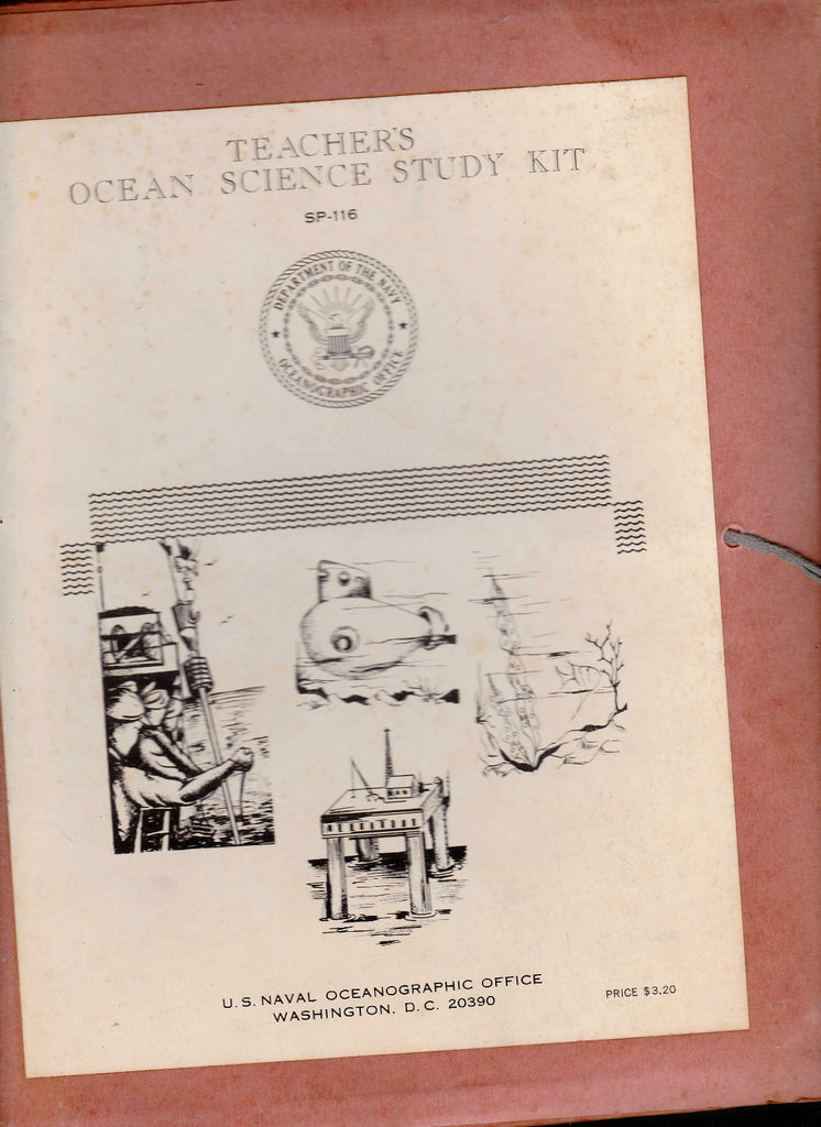 Ocean Science Study Kit SP-116 US Navy 1967 Oceanography SP-116 0