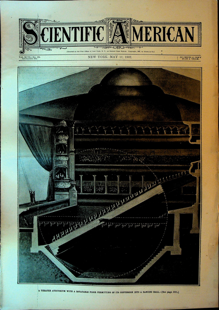 Scientific American May 11 1907 Bleriot Aeroplane Grand Central Station NYC0