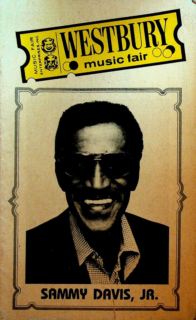 Sammy Davis Jr Souvenir Program Westbury Music Fair 1981 Jan Murray0