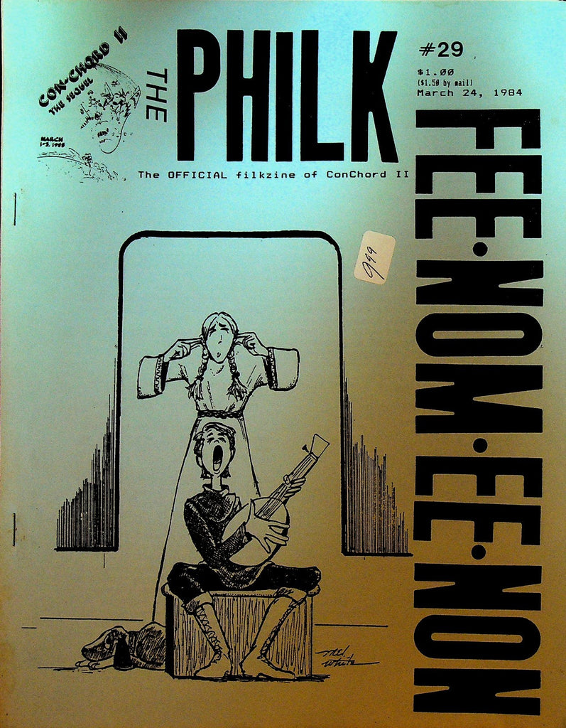 The Philk Fee-Nom-Ee-Non Filk Music Fanzine Science Fiction 29 March 24 19840
