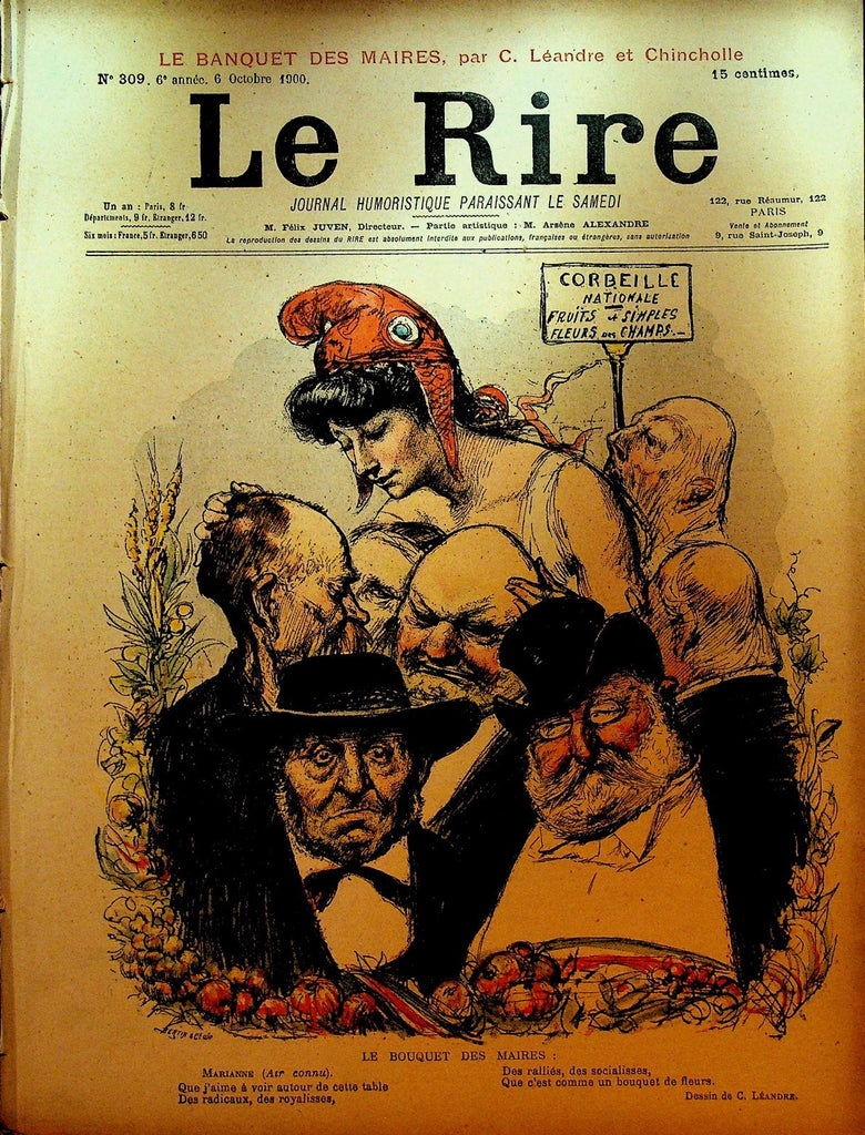 La Rire French Humor Magazine 309 October 6 19000