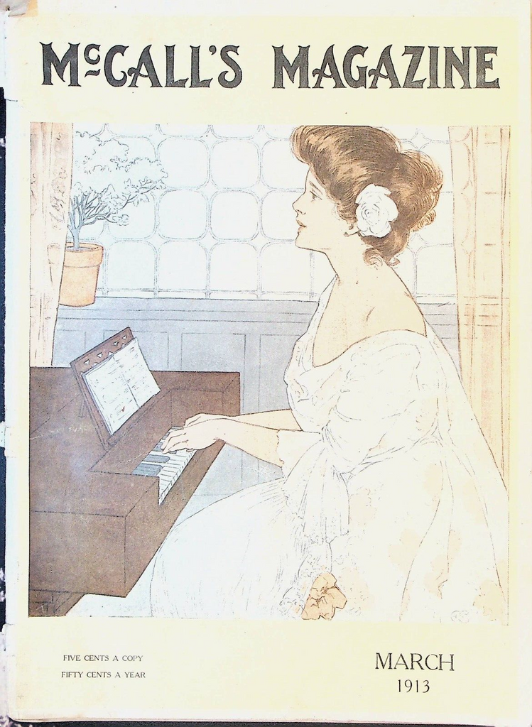 McCall's Magazine March 1913 Mary Imlay Taylor Elia Peattie Anne Overton0