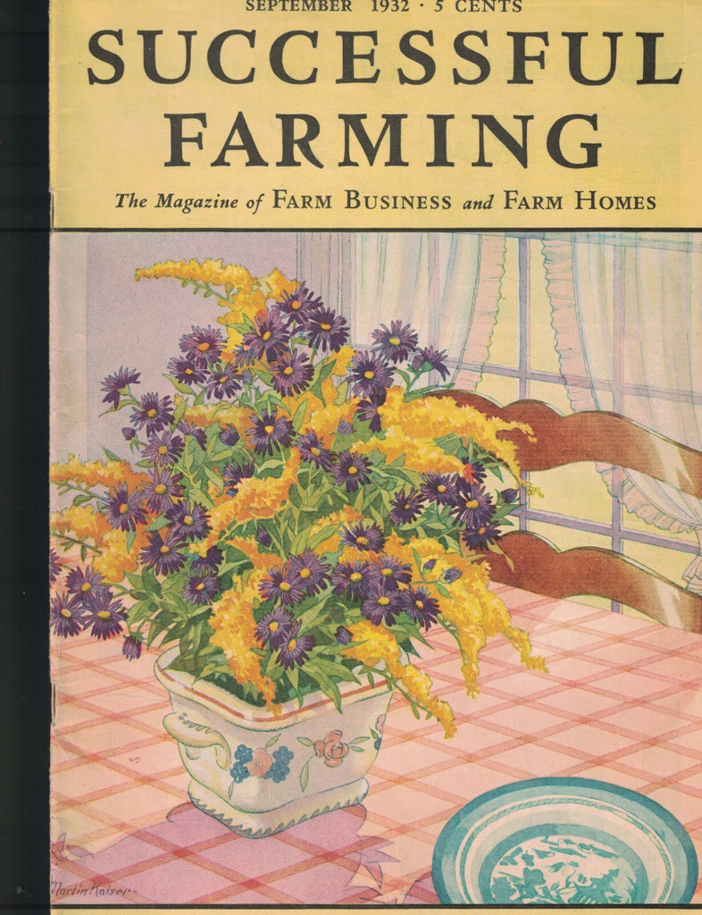 Successful Farming Magazine September 1932 Martin Kaiser Livestock Poultry0