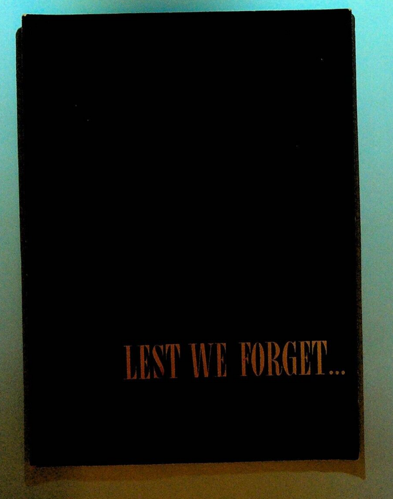 Lest We Forget WWII 1943 US Navy Booklet Midway Guadalcanal Solomon Islands