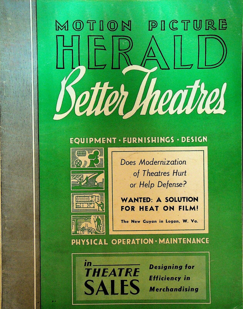 Motion Picture Herald Better Theatres Magazine December 2 1950 Equipment