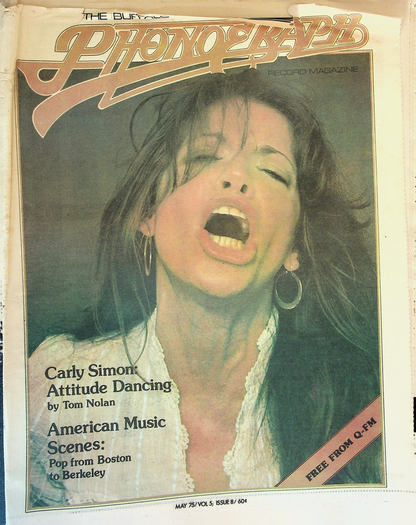 Buffalo Phonograph Record Magazine May 1975 Carly Simon Kinky Friedman Sugarloaf0