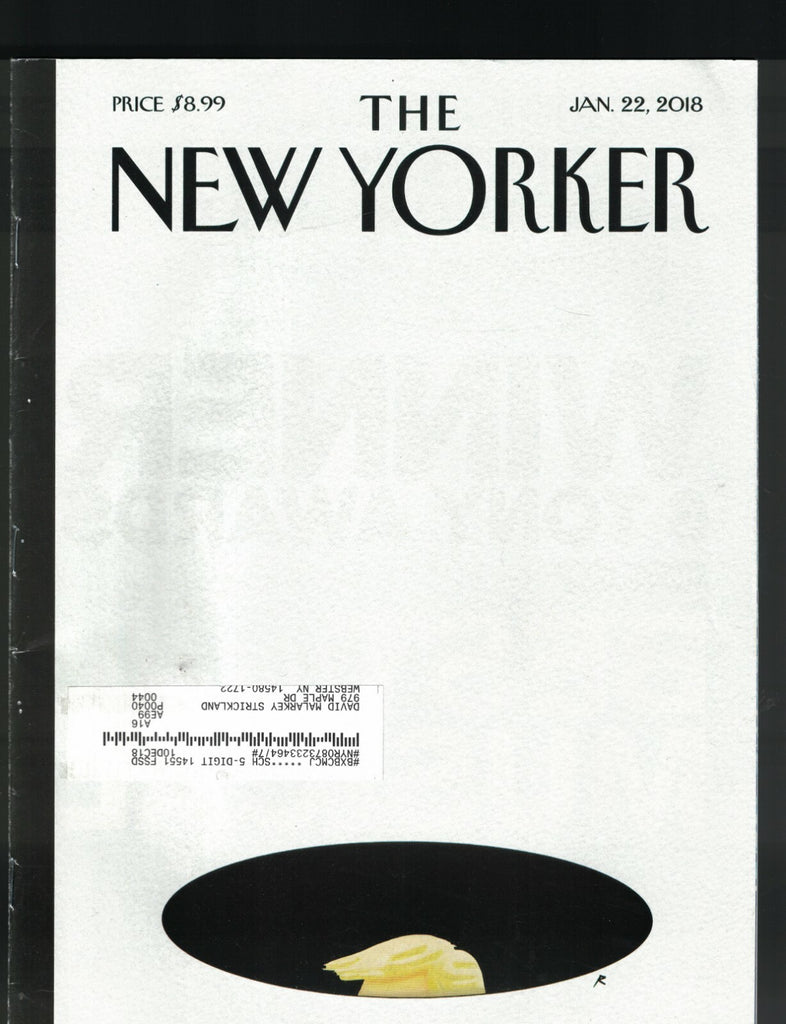 New Yorker Magazine January 22 2018 Alessandra |Cerreti Mafia Anthony Russo0