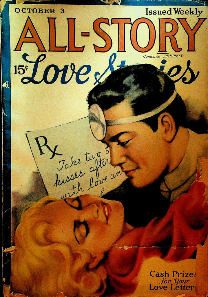 All Story Love Stories Pulp October 3 1936 Donna Crouse Doris Knight0