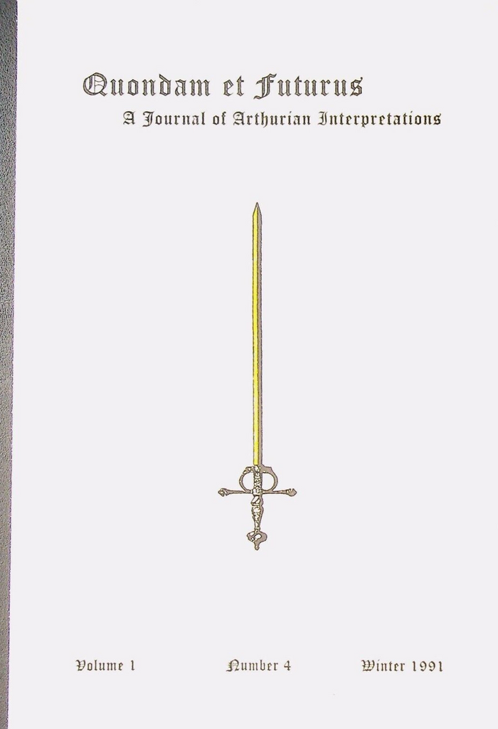 Quondam et Futurus King Arthur Winter 1991 Rosemary Sutcliff George Romero