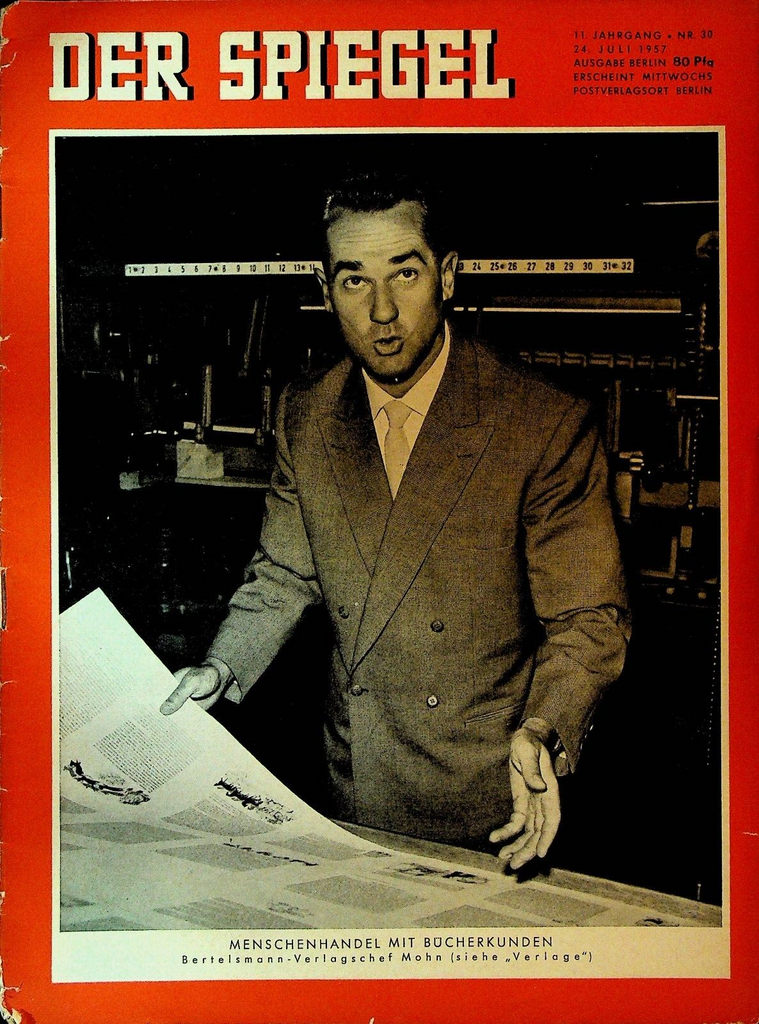 Der Spiegel Magazine July 24 1957 Hans Clarin Ursula Lingen0