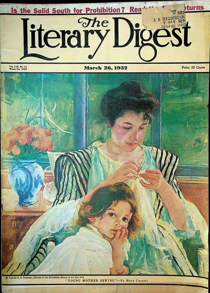 Literary Digest March 26 1932 Prohibition John Philip Sousa George Eastman 0