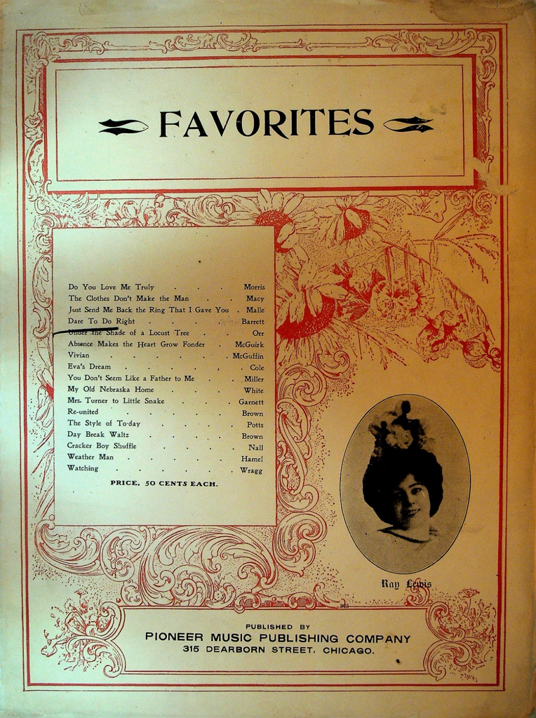Dare to Do the Right Sheet Music FW Barrett 1906 Pioneer Music #20