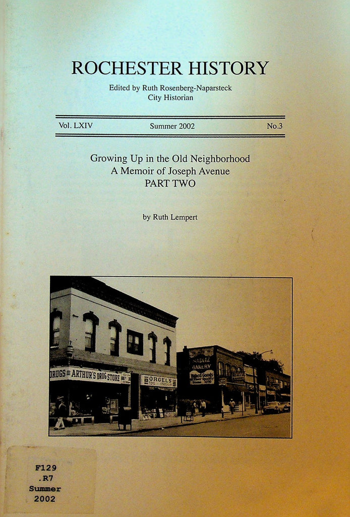 Rochester History NY Summer 2002 Joseph Avenue Old Neighborhood Part Two0
