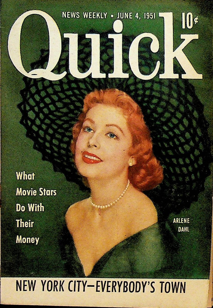 Quick June 4 1951 Arlene Dahl Yvonne de Carlo Humphrey Bogart Yogi Berra0