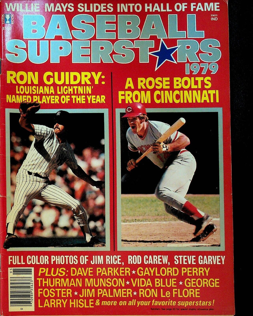 Baseball Superstars 1979 Magazine Pet Rose Ron Guidry Thurman Munson Jim Palmer