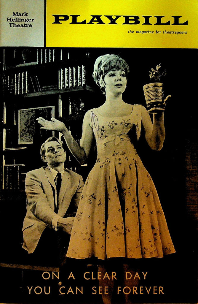 On a Clear Day You Can See Forever Playbill November 1965 Barbara Harris0