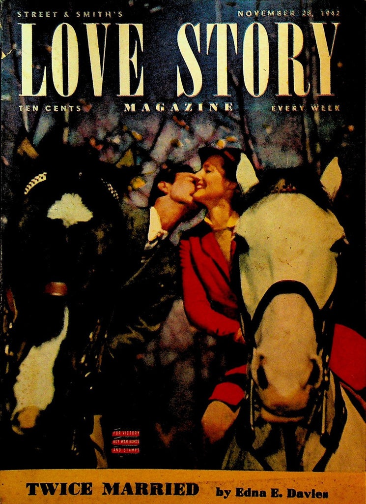 Love Story Pulp November 28 1942 Edna E Davies Sinclair Gluck Helen Holley0