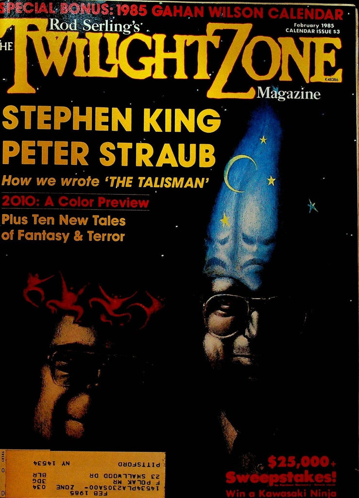 Rod Serling's Twilight Zone Magazine February 1985 Stephen King David Lynch