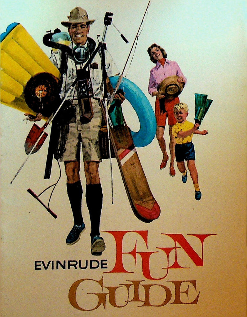 Evinrude Fun Guide 1960s Boating Booklet0