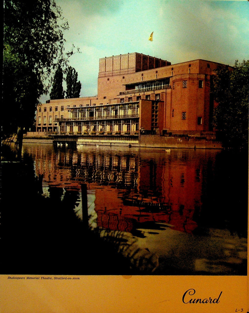 RMS Queen Elizabeth Cunard Lines Lunch Menu May 3 19570