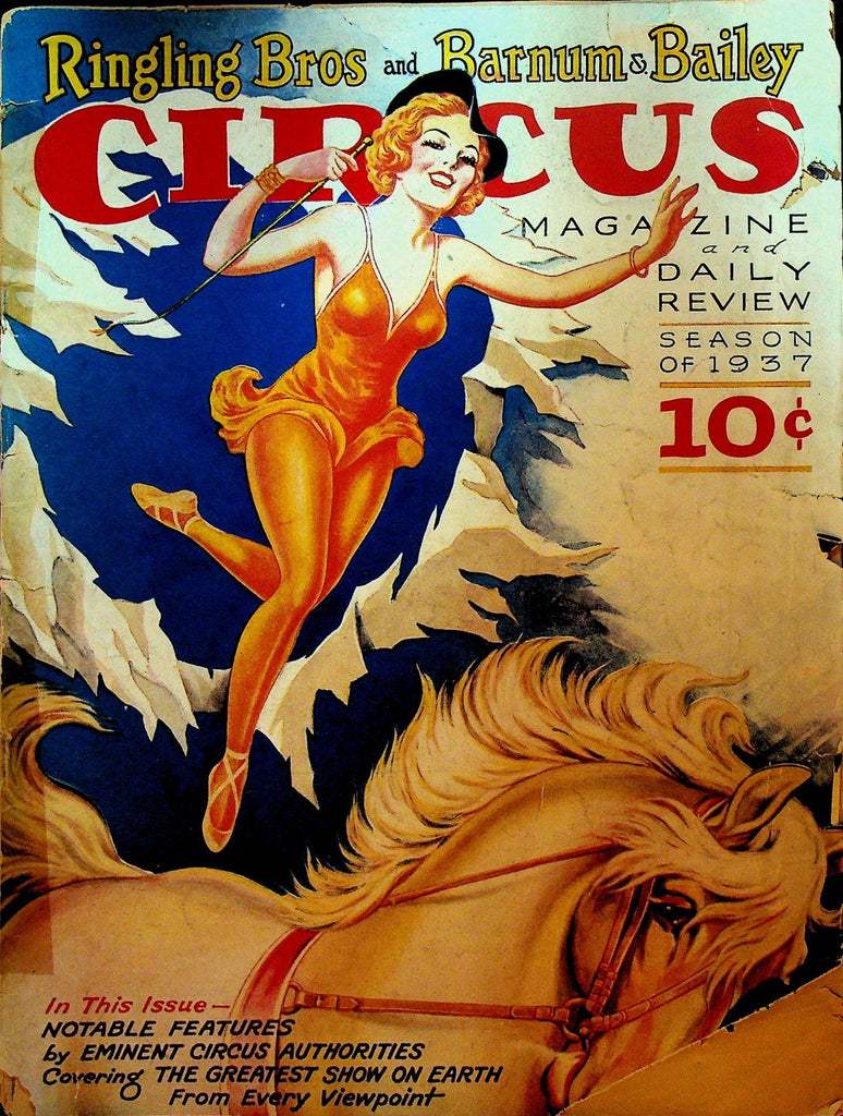 Ringling Bros & Barnum & Bailey Circus Magazine & Daily Review 1937 Season0