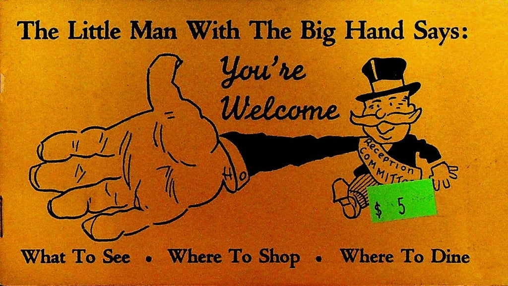 Rochester NY Publicity Booklet The Little Man With the Big Hand Says Brochure0