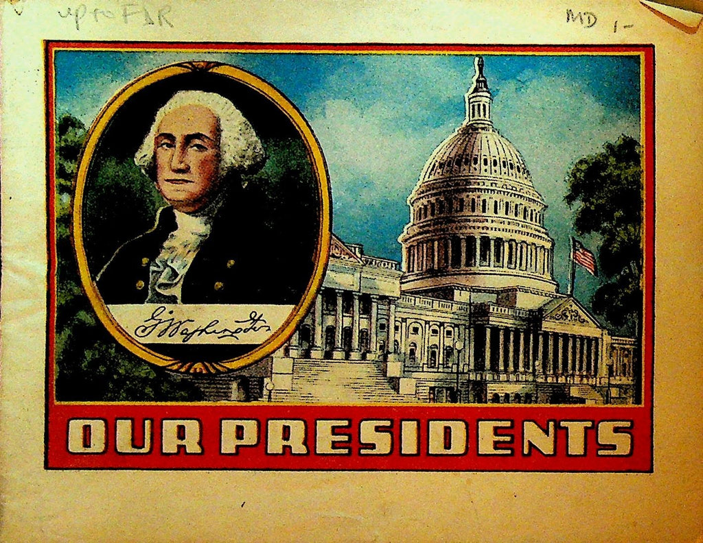 Our Presidents Booklet 1930s Alka Seltzer Dr Miles Nervine0