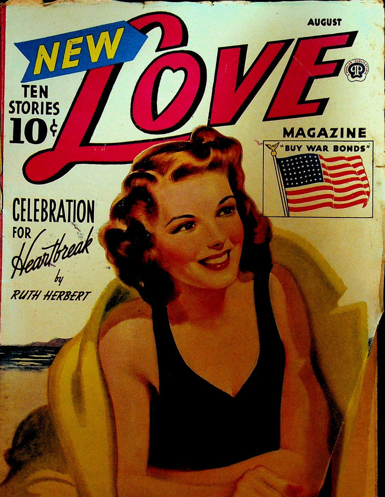 New Love Magazine Pulp August 1943 Nancy Crosby Ruth Herbert Ollie Redpath0