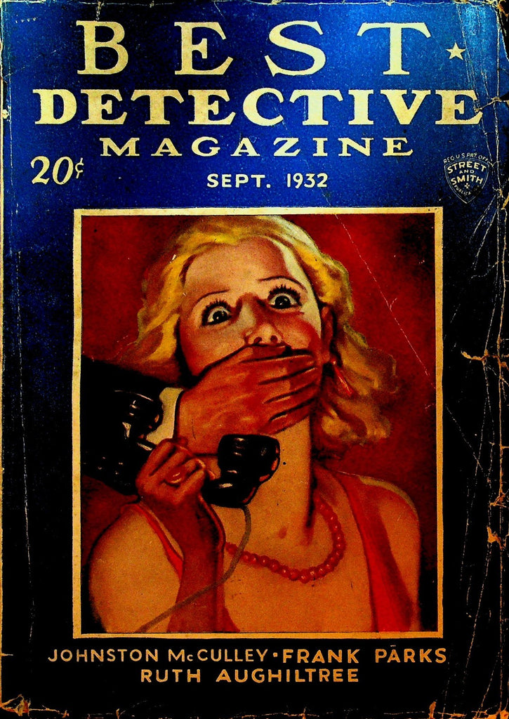 Best Detective Magazine September 1932 Johnston McCulley Frank Parks0