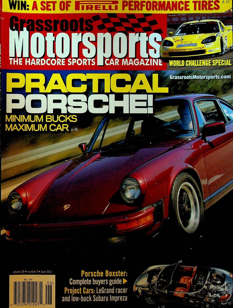 Grassroots Motorsports Magazine June 2011 Porsche Jeep Pirelli World Challenge