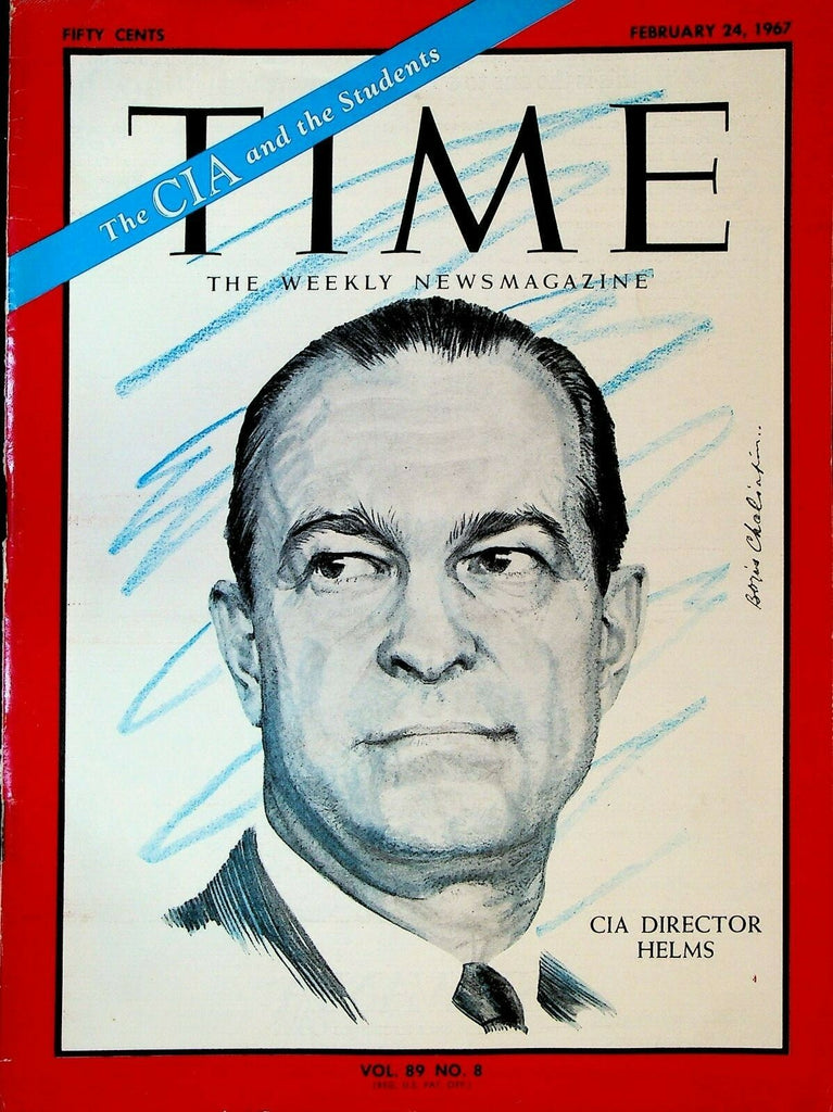 Time Magazine February 24 1967 CIA Mia Farrow Bill Russell The Rosenbergs0