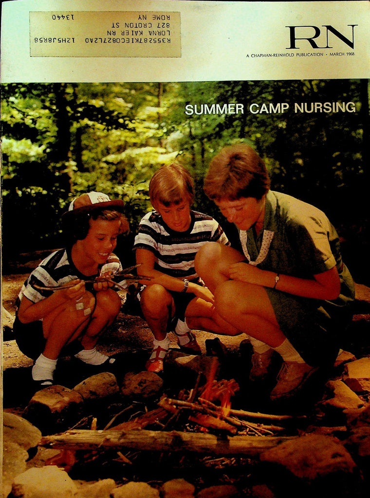 RN Magazine Nursing March 1968 Summer Camp Nursing0