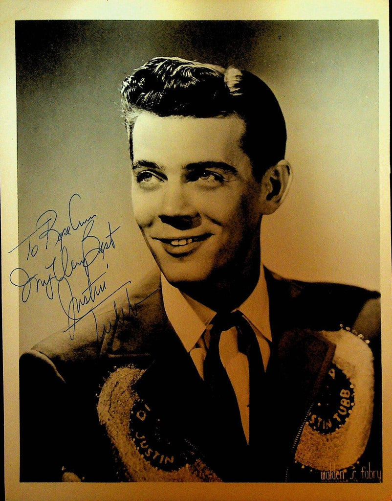 Justin Tubb Country Music Star Signed Photo