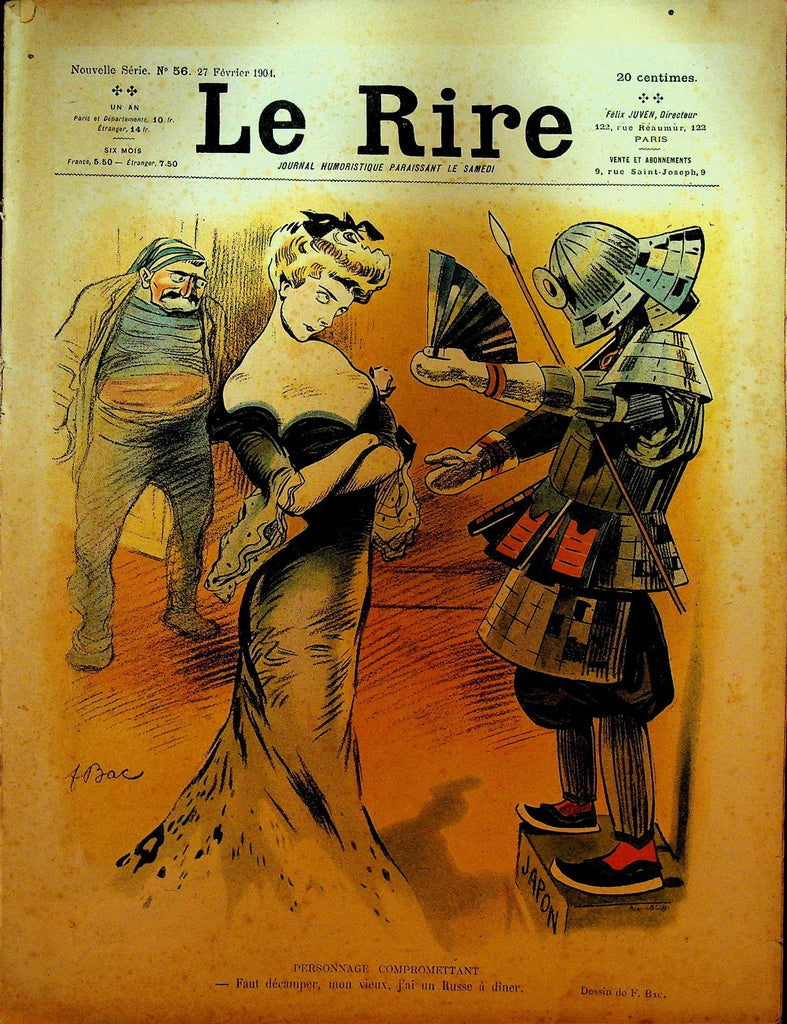 La Rire French Humor Magazine New Series #56 February 27 19040