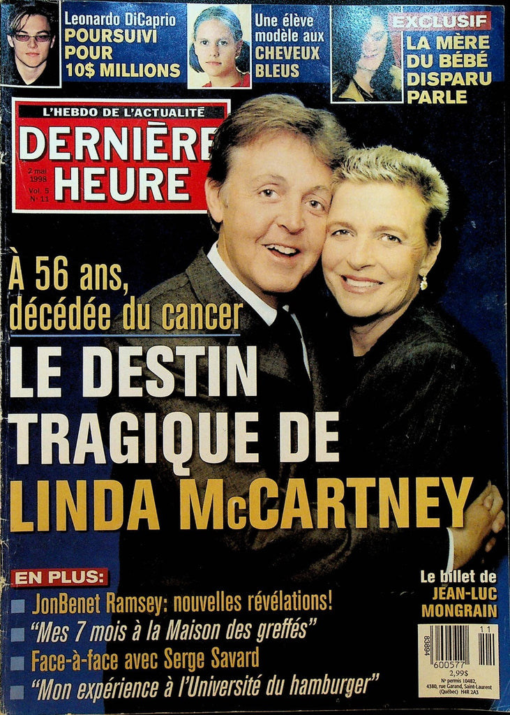 Derniere Heure Magazine May 2 1998 Leonardo DiCaprio Paul McCartney Serge Savard0