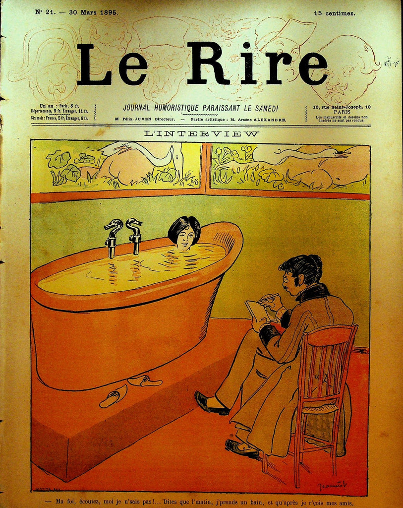 La Rire French Humor Magazine 21 March 30 18950