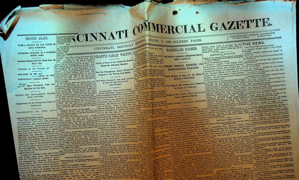 Cincinnati Commercial Gazette August 8 1885 Mormon Bigamy Baseball Coverage0
