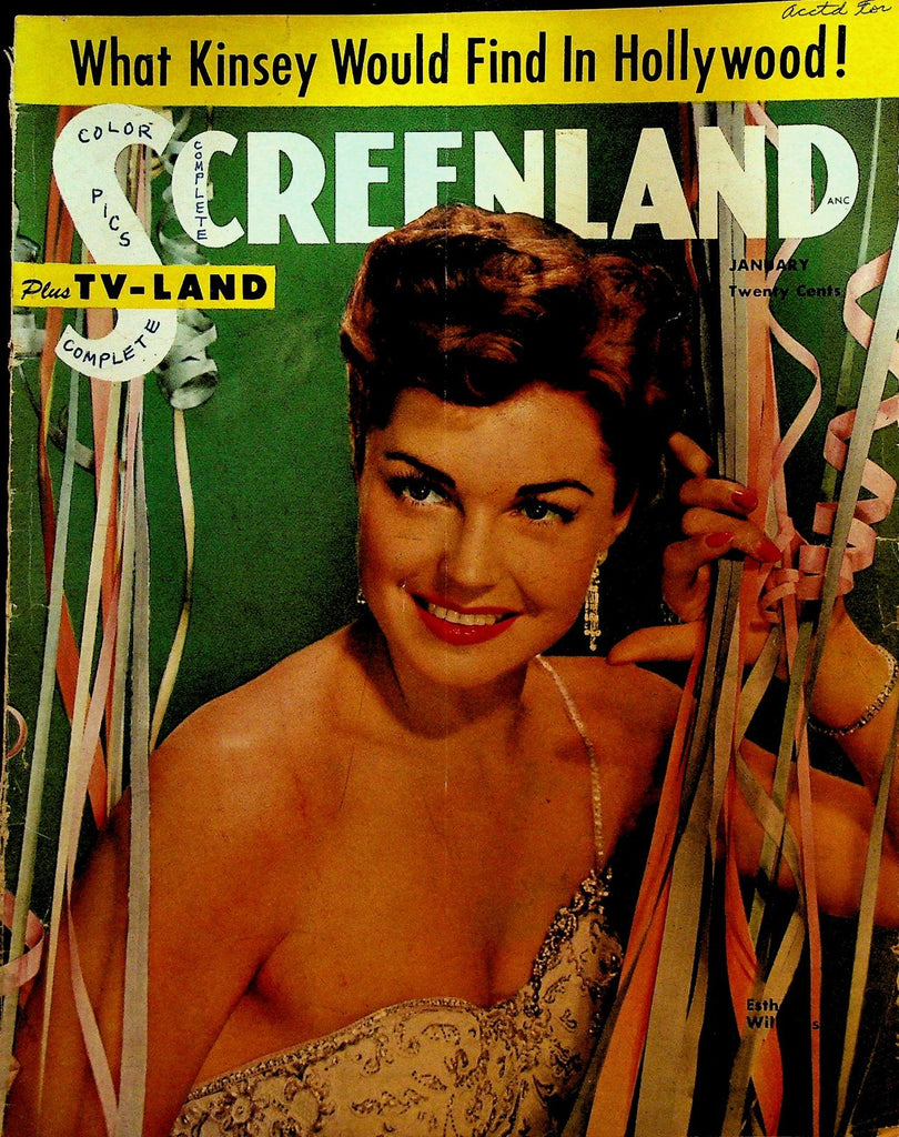 Screenland Magazine January 1953 Esther Williams Arlene Dahl Gene Kelly0