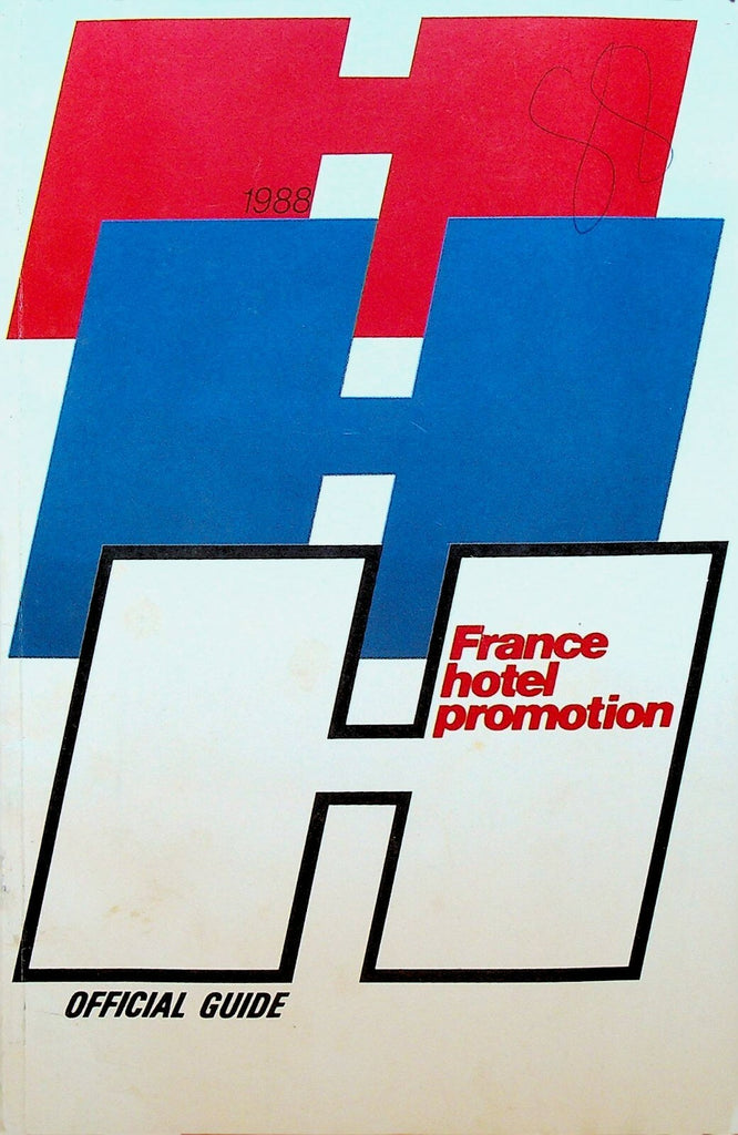 France Hotel Promotion Official Guide Booklet 19870