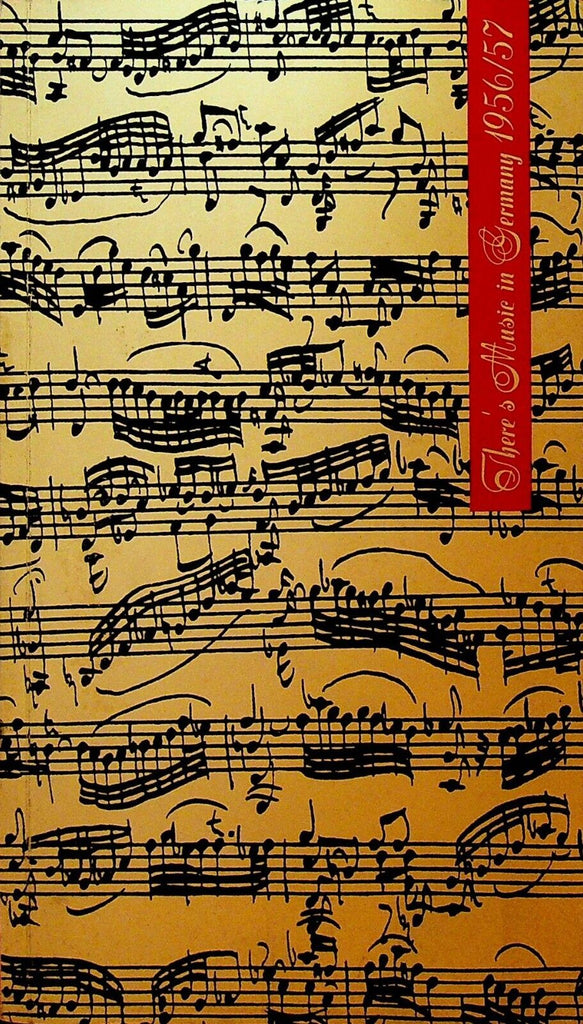 There's Music in Germany 1956 SC Book Opera Composers Orchestra Festivals
