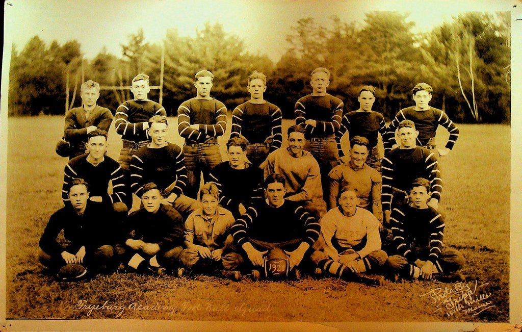 Fryeburg Academy 1925 Football Team Photo Maine Identified Leadbeater Seavey0