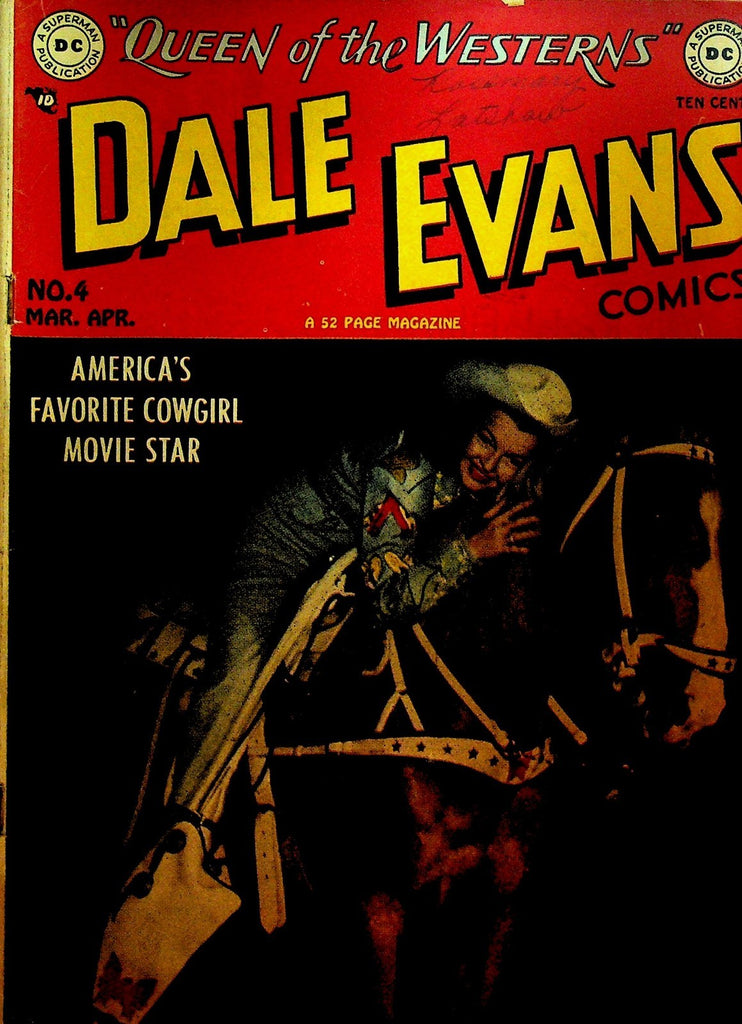 Dale Evans #4 DC Comics 1949 Queen of the Westerns0