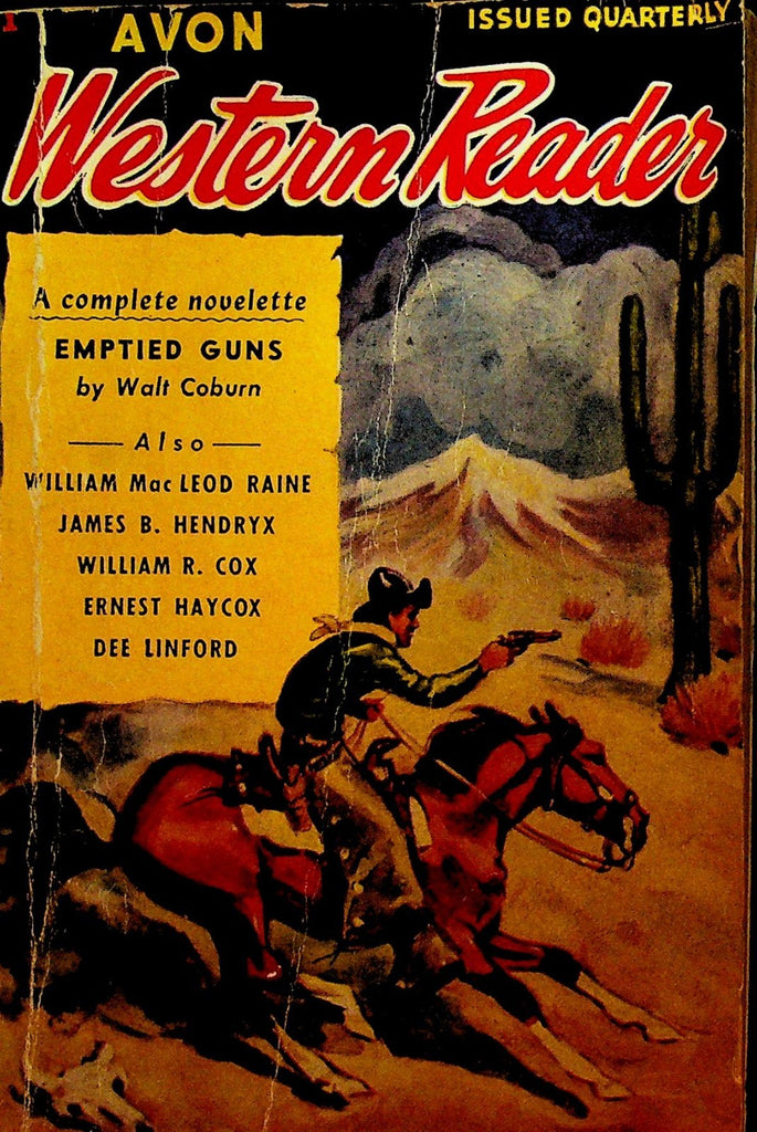 Avon Western Reader 1947 #1 FIRST ISSUE Walt Coburn Ernest Haycox Pulp0