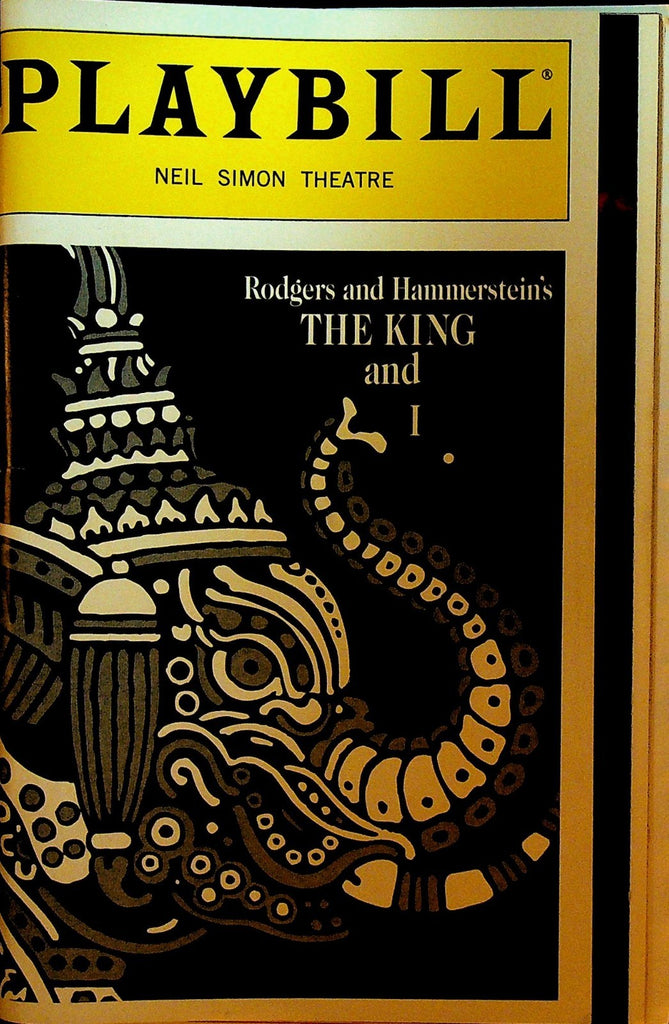 The King and I Playbill November 1996 Autographed by Barbara McCulloh0