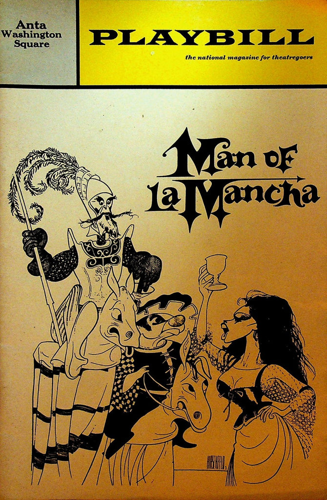 Man of La Mancha Playbill May 1967 Jose Ferrer Irving Jacobson Wilbur Evans0