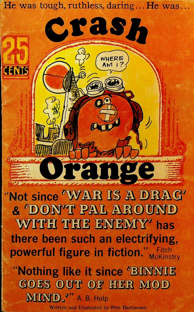 Crash Orange 1967 Pillsbury Advertising Booklet Promotional Pete Bastiansen0