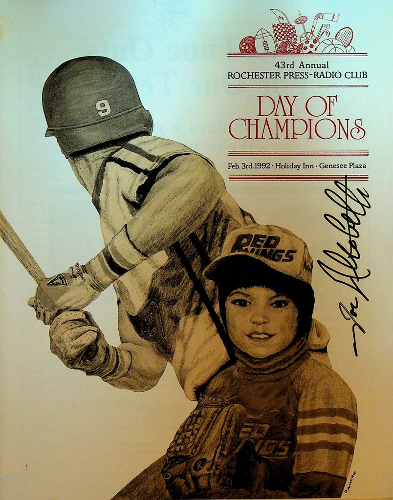 Day of Champions Program Rochester NY 1992 Bobby Hull Autograph0